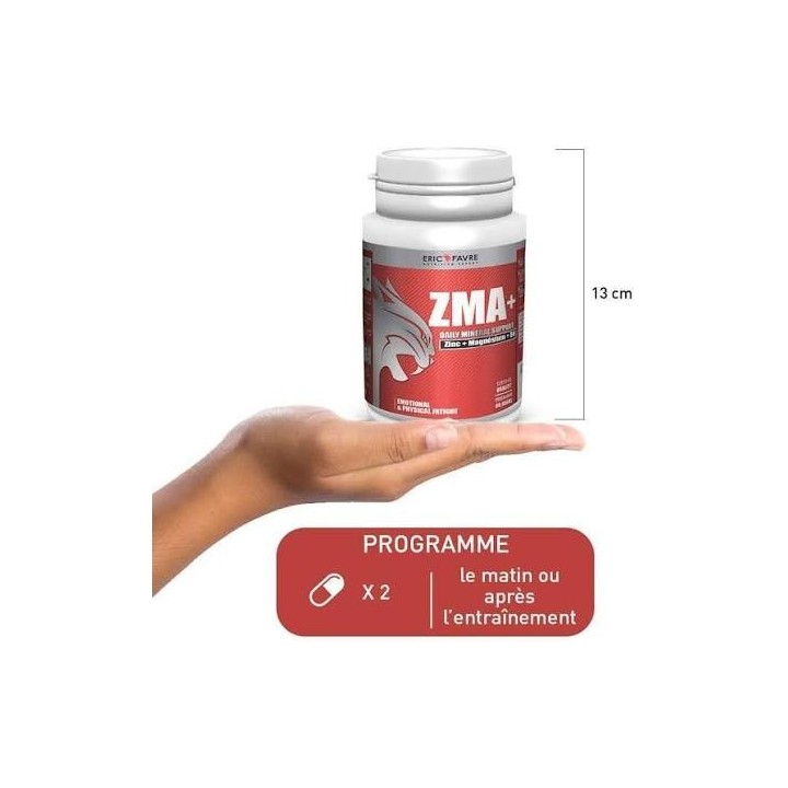 Eric Favre ZMA+ – Zinc Magnésium B6 (120 gélules)