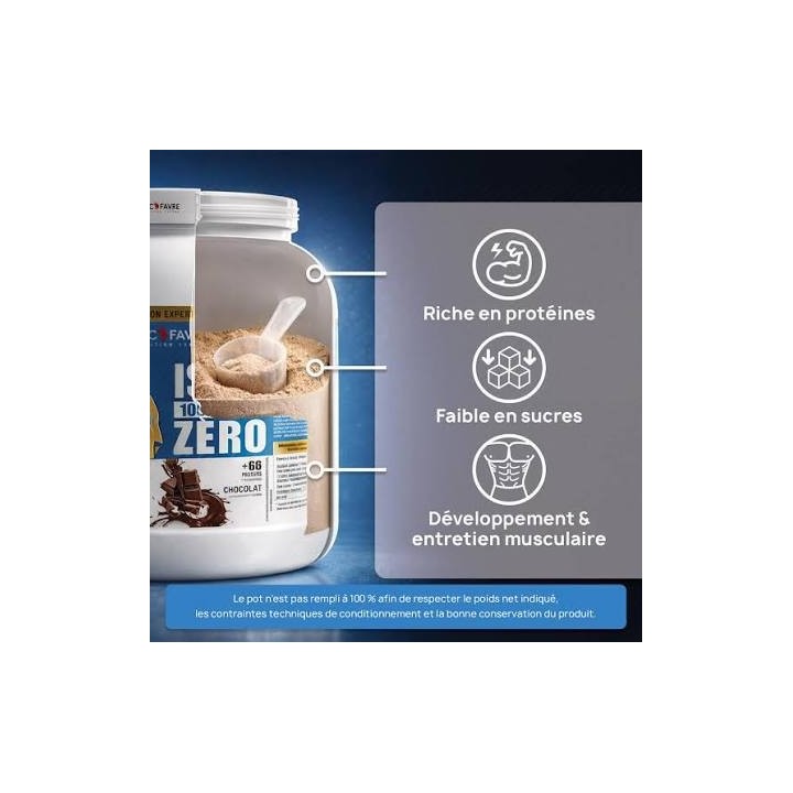 Éric Favre Iso Zero – 100% Whey Protéine Choco Intense