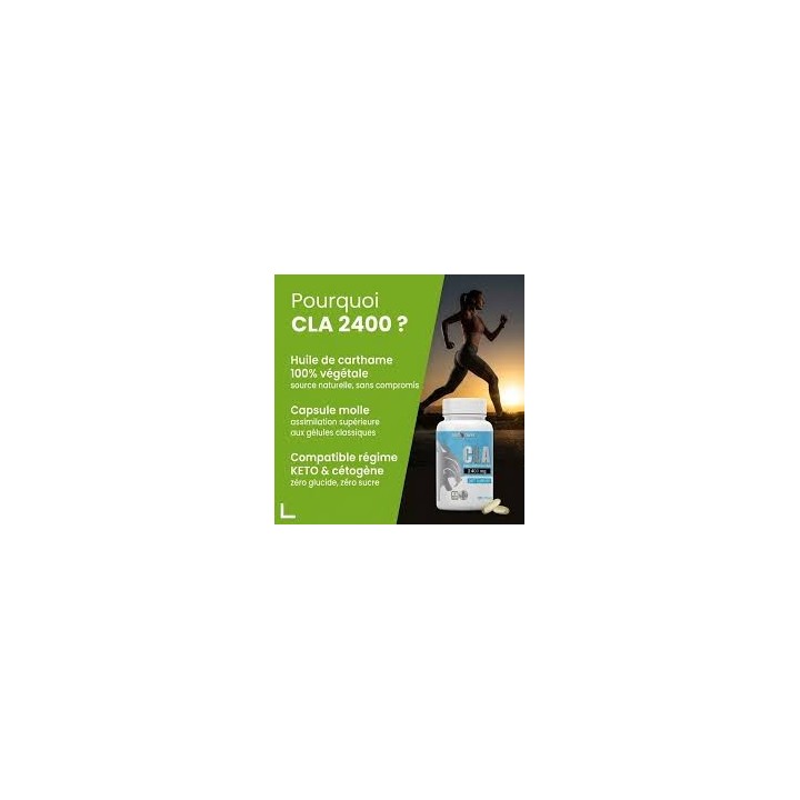Éric Favre CLA 2400 – Soutien Métabolique (120 capsules)