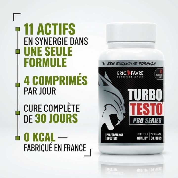 Eric Favre Turbo Testo – Vitalité et Performance (120 gélules)