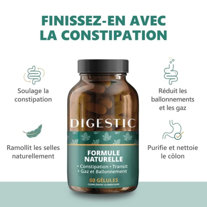 Digestic 60 Gélules – Formule Naturelle bien-être